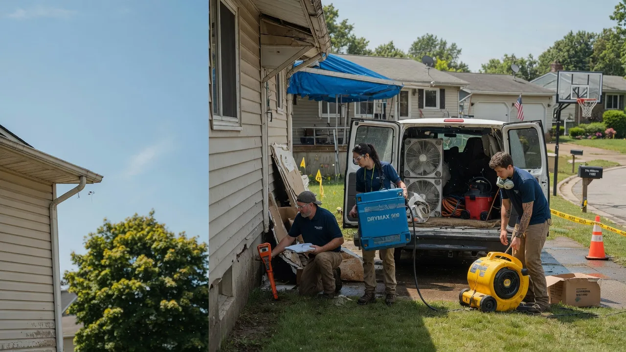 Ceiling Leak Cleanup in Keezletown, VA near me