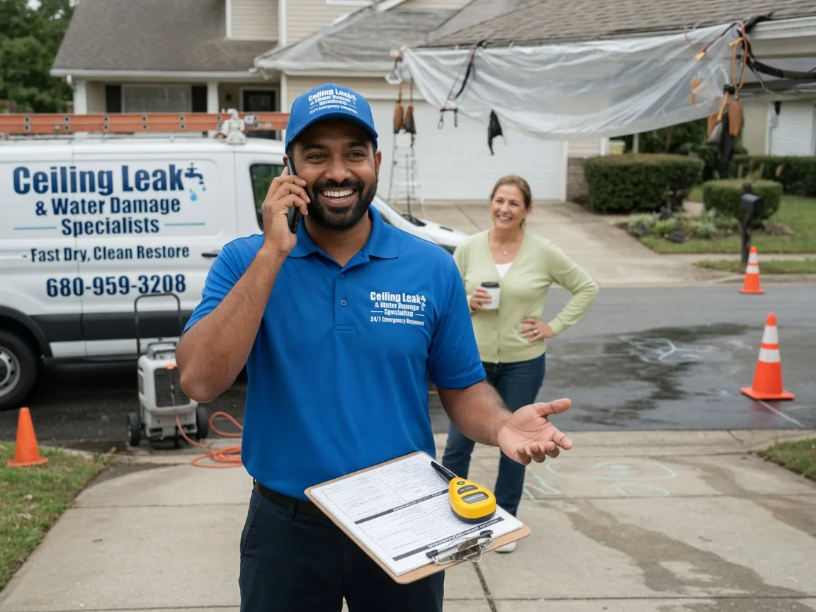 Ceiling Leak Cleanup Keezletown, VA FAQs